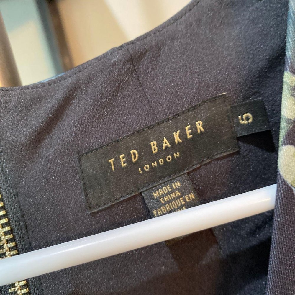 Ted Baker Wrapel Highland Fit & Flare Dress - Picture 11 of 12